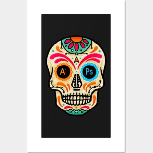 Day of the Dead Sugar Skull Posters and Art